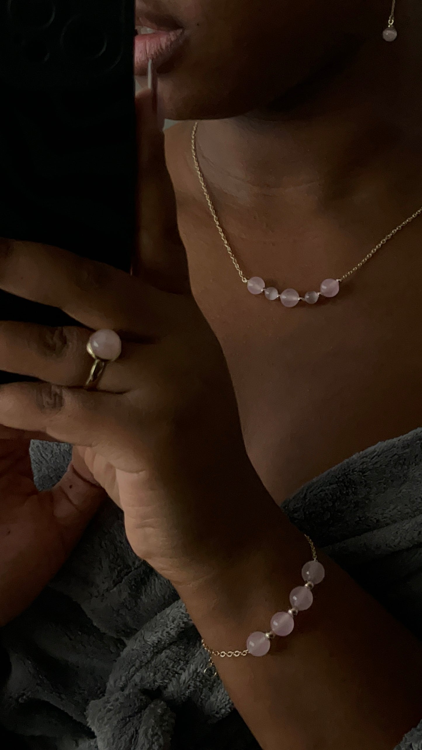 Collier - Élégance Rose