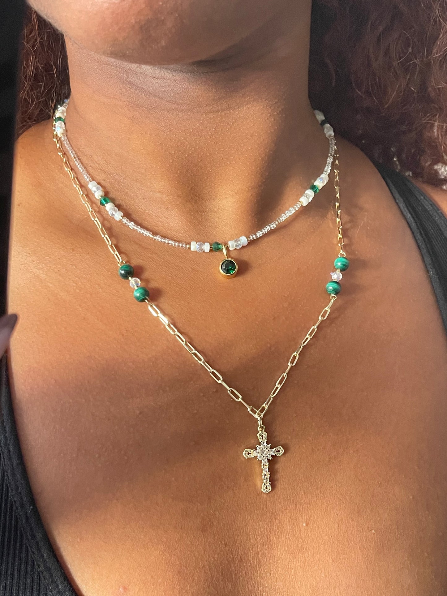 Collier - Mystère Émeraude