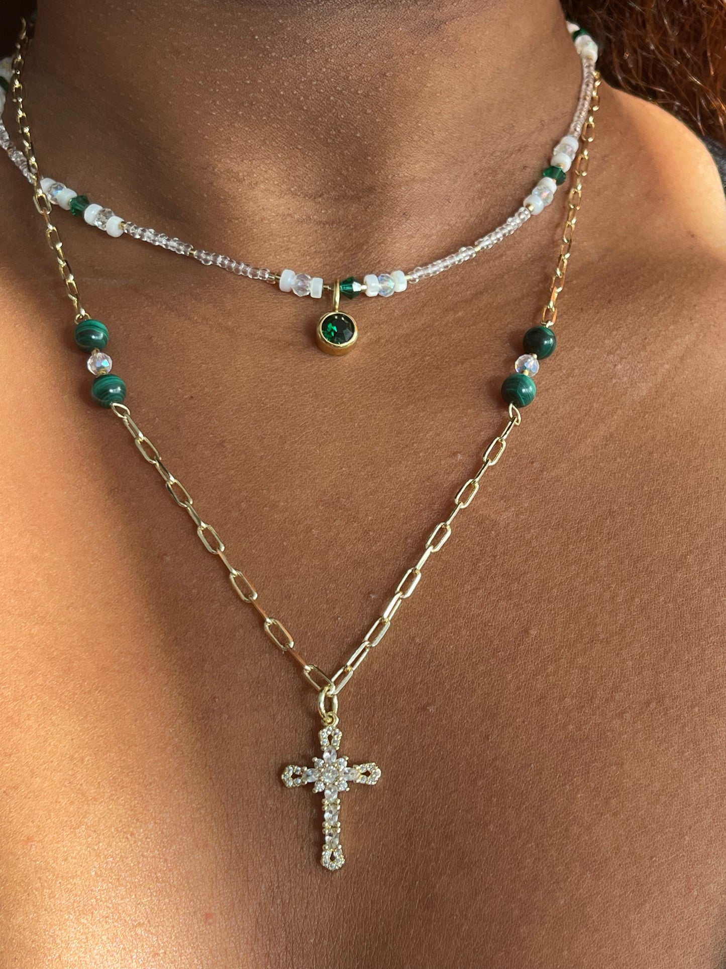 Collier - Mystère Émeraude