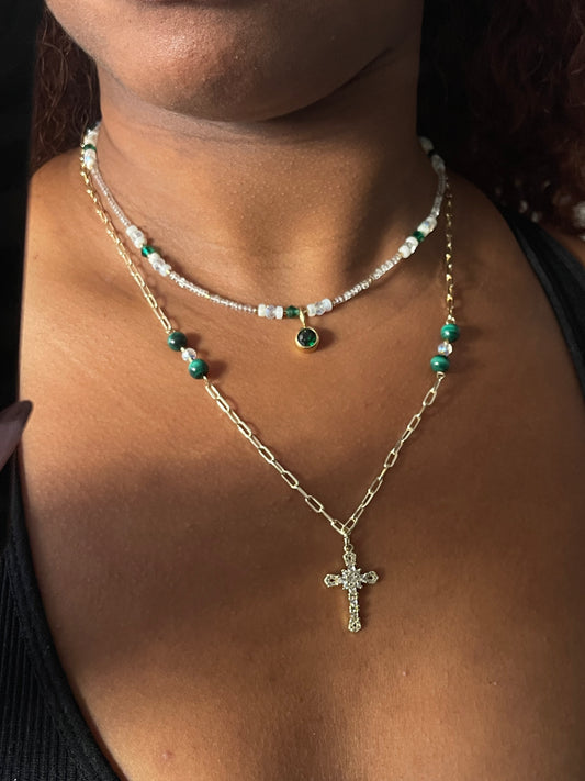 Collier - Mystère Émeraude