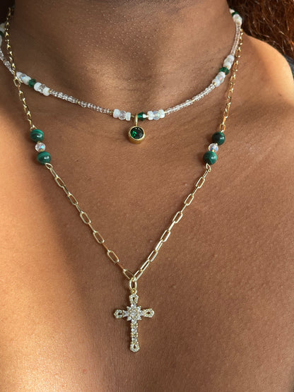 Collier - Mystère Émeraude