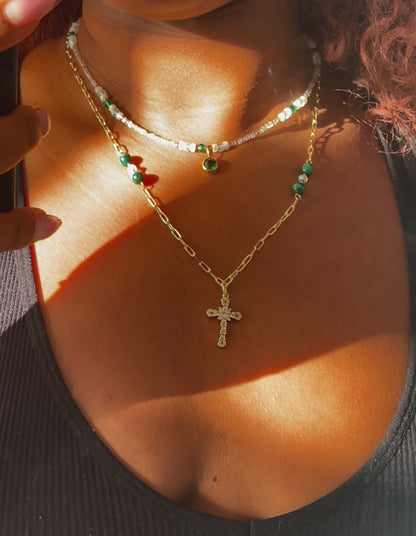 Collier - Mystère Émeraude
