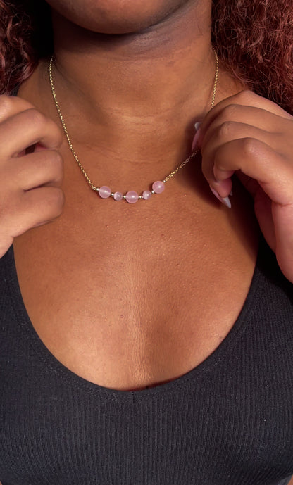 Collier - Élégance Rose